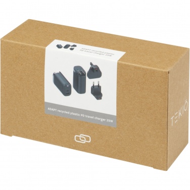 Logo trade advertising products picture of: ADAPT 25W recycled plastic PD travel charger