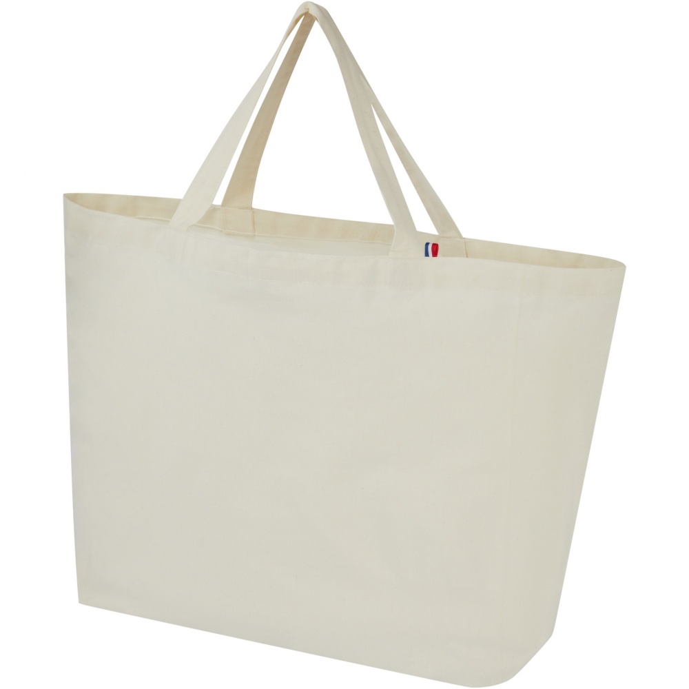 Logo trade corporate gifts image of: Cannes 200 g/m2 recycled shopper tote bag 10L