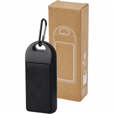 Logo trade promotional gifts image of: Omni 3W IPX4 RCS recycled plastic Bluetooth® speaker