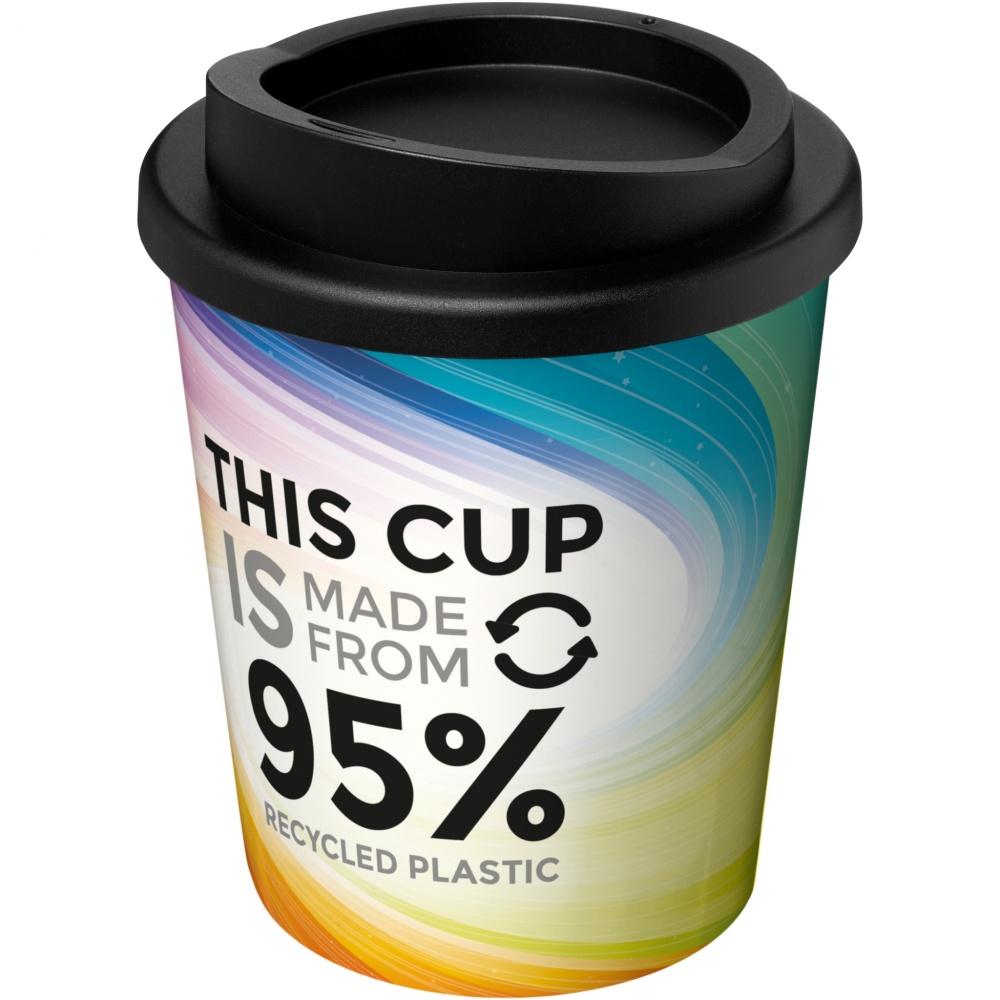 Logotrade corporate gifts photo of: Brite-Americano® Espresso Recycled 250 ml insulated tumbler