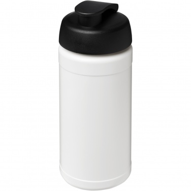 Logotrade promotional giveaway image of: Baseline 500 ml recycled sport bottle with flip lid