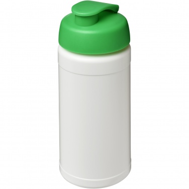 Logotrade business gift image of: Baseline 500 ml recycled sport bottle with flip lid