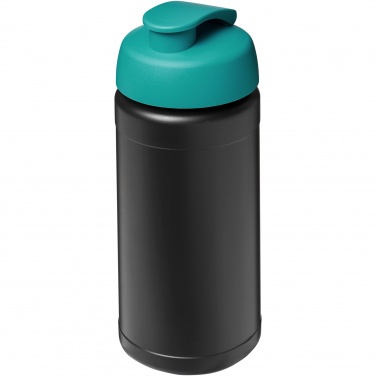 Logotrade promotional items photo of: Baseline 500 ml recycled sport bottle with flip lid