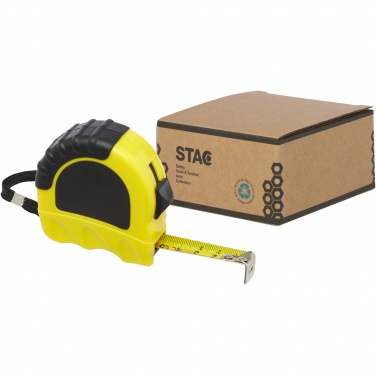 Logotrade advertising products photo of: Rule 5-metre RCS recycled plastic measuring tape
