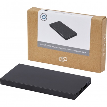 Logotrade corporate gifts photo of: Connect 5000 mAh recycled aluminium power bank 