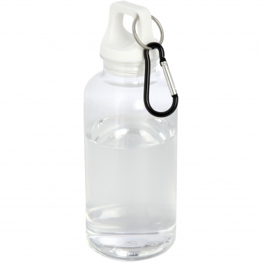 Logo trade promotional giveaways picture of: Oregon 400 ml RCS certified recycled plastic water bottle with carabiner