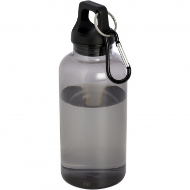 Logotrade promotional items photo of: Oregon 400 ml RCS certified recycled plastic water bottle with carabiner