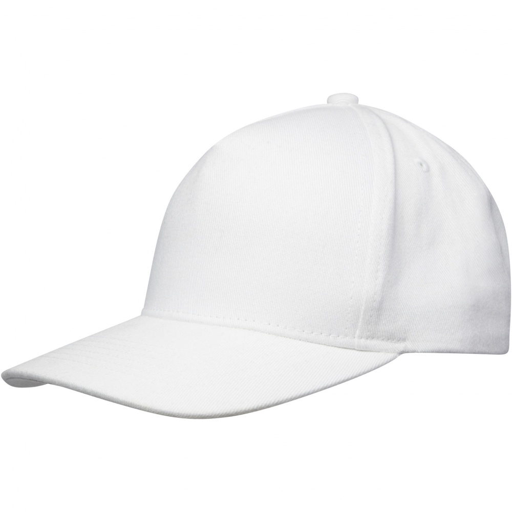 Logo trade business gifts image of: Onyx 5 panel Aware™ recycled cap