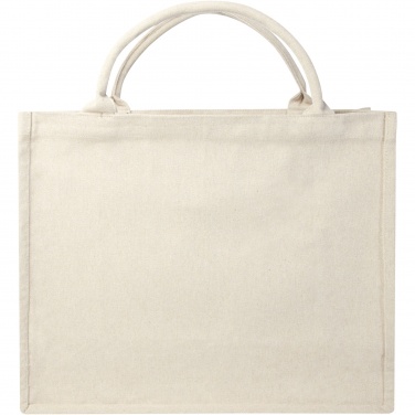 Logo trade corporate gifts image of: Page 500 g/m² Aware™ recycled book tote bag