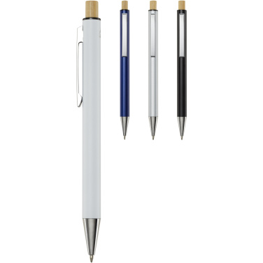 Logotrade promotional giveaways photo of: Cyrus recycled aluminium ballpoint pen (black ink)