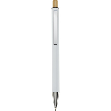 Logotrade promotional product picture of: Cyrus recycled aluminium ballpoint pen (black ink)