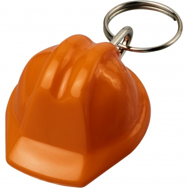 Logotrade promotional gift picture of: Kolt hard hat-shaped recycled keychain