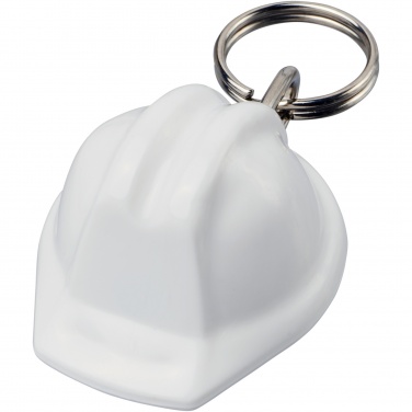 Logo trade business gift photo of: Kolt hard hat-shaped recycled keychain