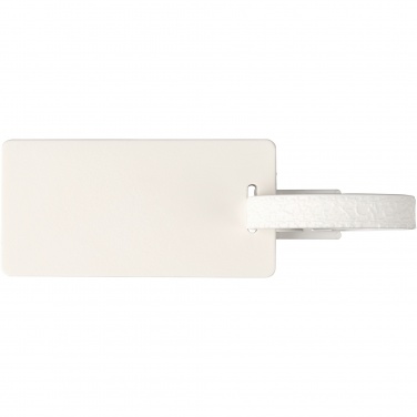Logo trade promotional items image of: River recycled window luggage tag