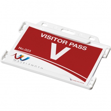 Logo trade business gifts image of: Vega recycled plastic card holder