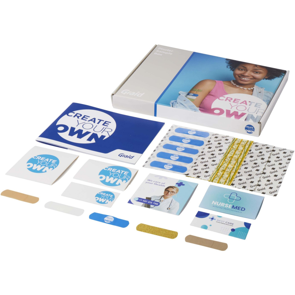 Logo trade promotional products image of: Plaster sample box 