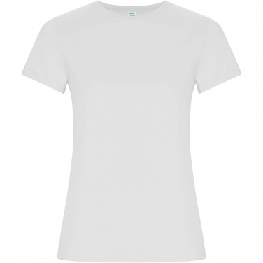 Logo trade promotional gift photo of: Golden short sleeve women's t-shirt