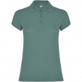 Star short sleeve women's polo, Calm Blue