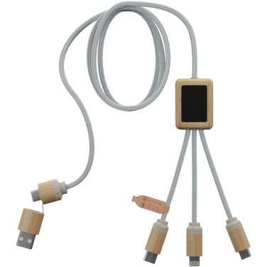 Logo trade promotional giveaways picture of: SCX.design C49 5-in-1 charging cable