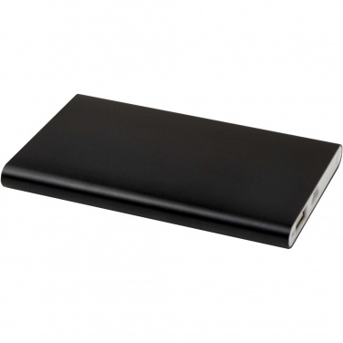 Logo trade promotional merchandise picture of: Pep 4000 mAh Type-C recycled aluminium power bank 