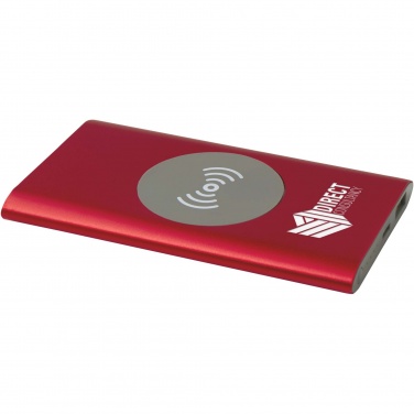 Logotrade promotional item picture of: Juice 4000 mAh Type-C recycled aluminium wireless power bank 