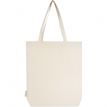 Logo trade corporate gifts image of: Orissa 180 g/m² organic wide bottom tote bag 11L