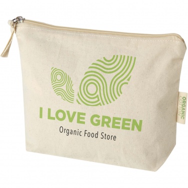 Logo trade business gifts image of: Orissa 180 g/m² organic toiletry bag 1L