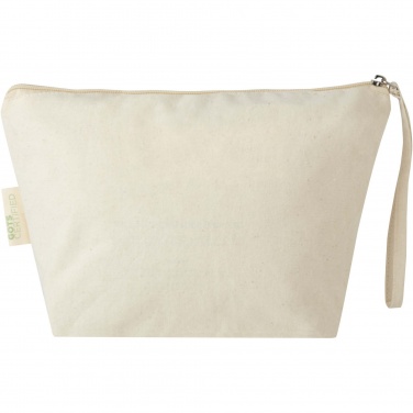 Logo trade promotional products picture of: Orissa 180 g/m² organic large accessory pouch 3L