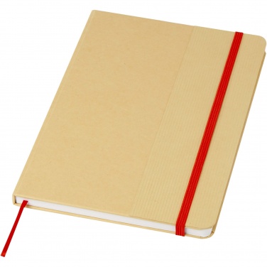Logotrade promotional merchandise image of: Nelida A5 recycled cardboard hard cover notebook