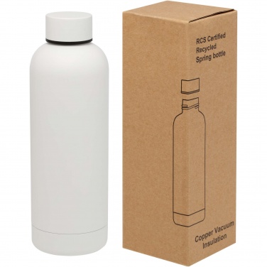 Logo trade promotional items picture of: Spring 500 ml RCS certified recycled stainless steel copper vacuum insulated bottle