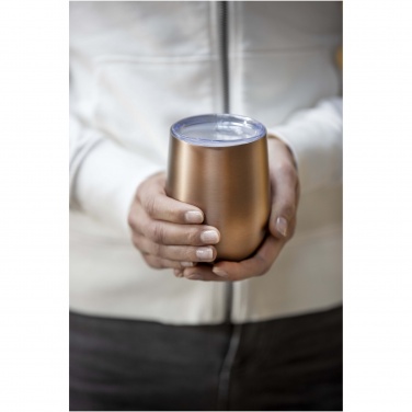 Logo trade promotional giveaways picture of: Corzo 350 ml RCS certified recycled stainless steel copper vacuum insulated cup