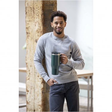 Logo trade promotional merchandise picture of: Melbourne 1200 ml RCS certified insulated tumbler with straw