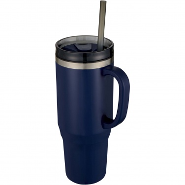 Logotrade corporate gift image of: Melbourne 1200 ml RCS certified insulated tumbler with straw