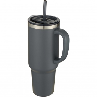 Logotrade corporate gift image of: Sydney 1200 ml copper vacuum insulated tumbler with straw