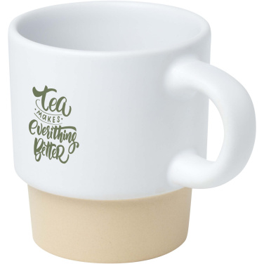 Logotrade promotional product picture of: Olympia 130 ml stackable expresso cup with clay bottom