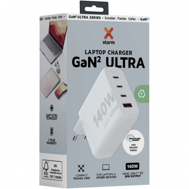 Logo trade promotional items image of: Xtorm XEC140 GaN² Ultra 140W wall charger