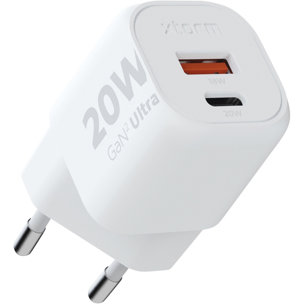 Logo trade business gift photo of: Xtorm XEC020 GaN² Ultra 20W wall charger
