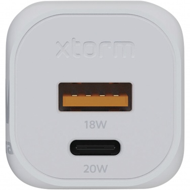 Logo trade promotional giveaway photo of: Xtorm XEC020 GaN² Ultra 20W wall charger