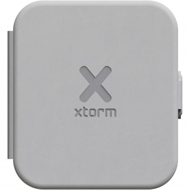 Logo trade promotional merchandise image of: Xtorm XWF21 15W foldable 2-in-1 wireless travel charger
