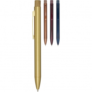 Logo trade corporate gifts image of: Beatriz recycled brass ballpoint pen