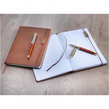 Logotrade corporate gifts photo of: Legato A5 notebook and rollerball pen set 