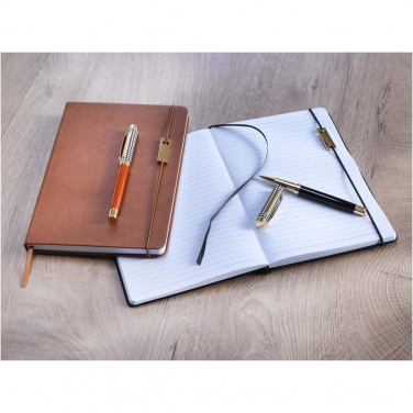 Logotrade business gifts photo of: Legato A5 notebook and rollerball pen set 