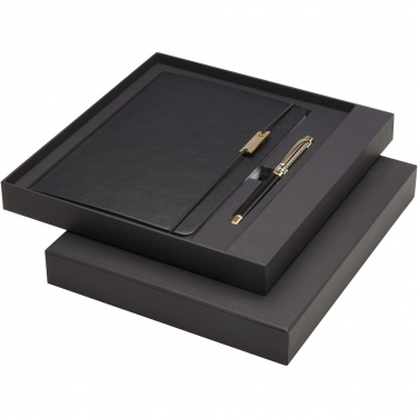 Logo trade promotional gifts picture of: Legato A5 notebook and rollerball pen set 