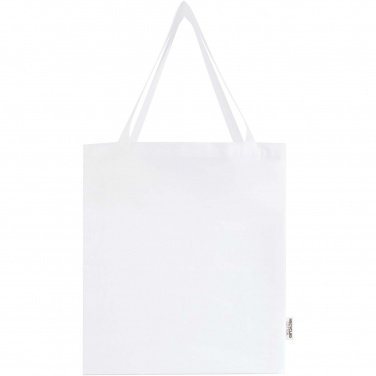 Logotrade business gifts photo of: Madras 140 g/m² GRS recycled cotton gusset tote bag