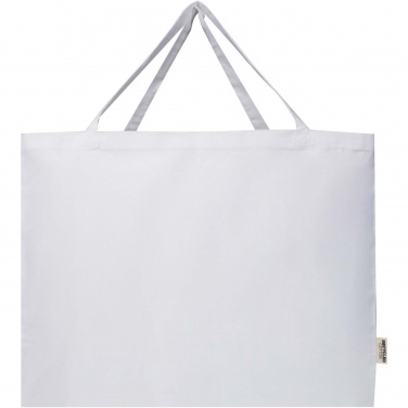 Logo trade promotional merchandise image of: Odessa 220 g/m² GRS recycled cotton large tote bag