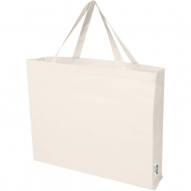Logo trade promotional product photo of: Odessa 220 g/m² GRS recycled cotton large tote bag