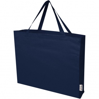 Logotrade advertising product picture of: Odessa 220 g/m² GRS recycled cotton large tote bag