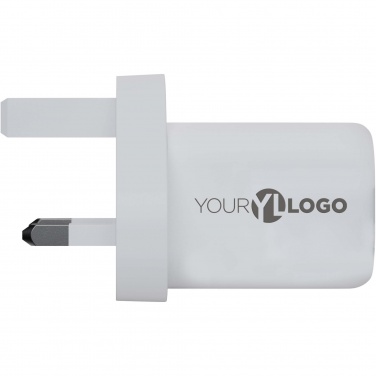 Logo trade corporate gift photo of: Xtorm XEC035 GaN² Ultra 35W wall charger - UK plug