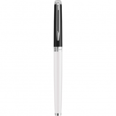 Logo trade promotional items picture of: Hemisphere colour blocking rollerball pen with palladium trim