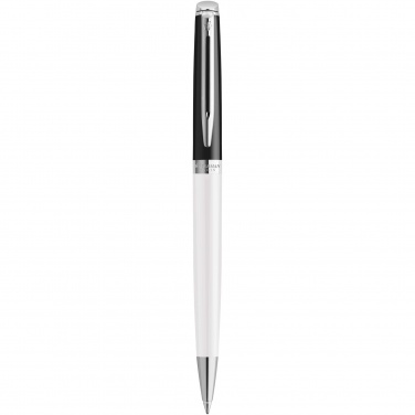 Logotrade promotional items photo of: Hemisphere colour blocking ballpoint pen with palladium trim